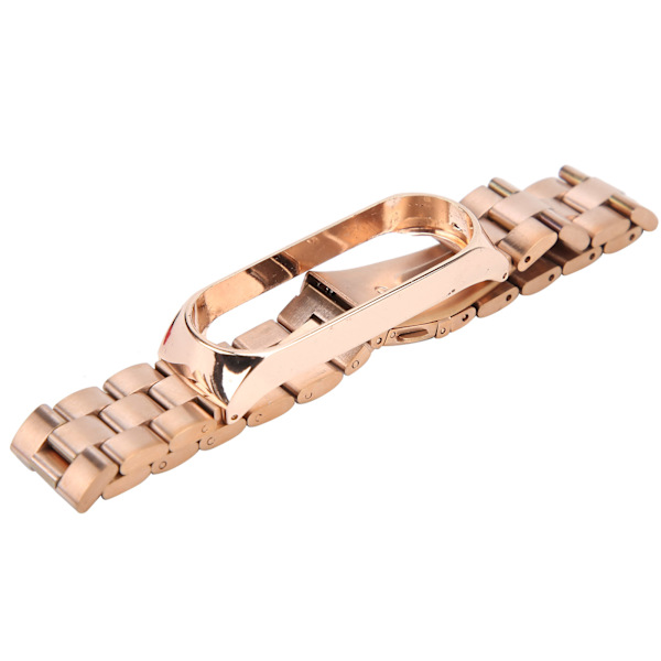 Reserve Rem for Xiaomi Mi Band 6 SmartWatch Bands Metall Rem Band ArmbåndRose Gull