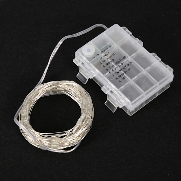 19,9ft LED Vattentät Lågspänning USB Koppartråd String Fe Lampor Strip med FjärrkontrollBlå 6m/19,9ft