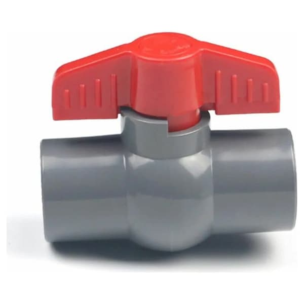 Ikodm – 40 mm PVC kugleventil – Lige U-PVC-forbindelser til flowkontrol og lukning – Vandings- og rørsystemer