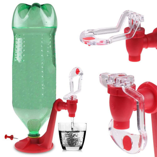Portable Switch Drinkers Håndtryk vandflaske Inverted Water Drikkefontæner Dispenser