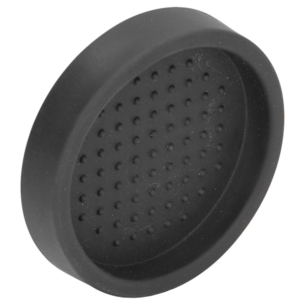 Rund Silikon Kaffe Tamper Mat Mjuk Värmebeständig Bärbar Kaffe Tamper Pad för HomeBlack