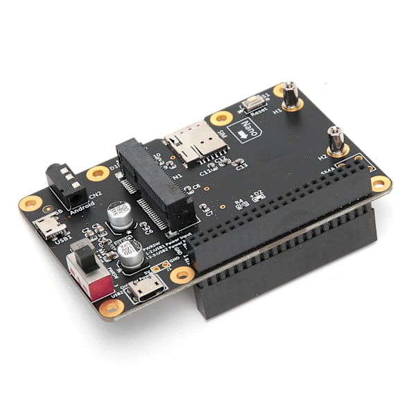 3G/4G LTE-pohjahattu Raspberry Pi 4/3/2/B+ -moduulille, tietokonekortti USB -liitäntään SIM-kortilla