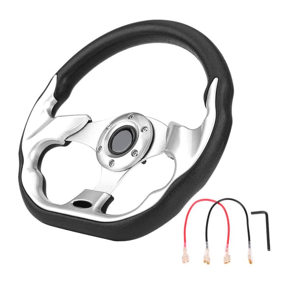 320 mm det nyeste racerstyre i kulfiber, modifikation, mini-driftingrat (sølv)
