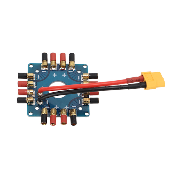 ESC Power Supply Distribution Board Anslutningskort med XT60-kontakt 3,5 mm Banana Connectors för RC Drone