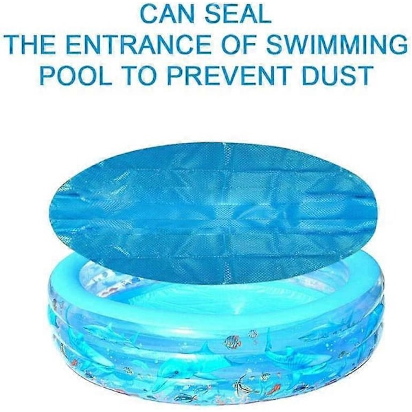 Rund Pool Solskydd - Poolskydd Rund Solfolie Dammtät för Pool (Diameter: 150cm) Prisvärd