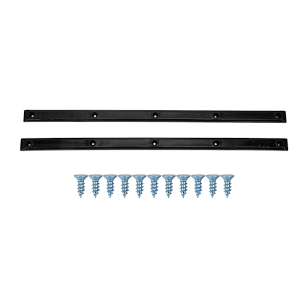 Rib Bones Rails slitstarka, hållbara, stabila, flexibla, blanka Longboard Rails Ribs BonesBlack