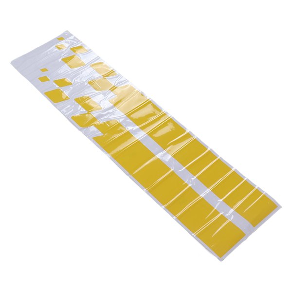 2 st Bilhuv Omslag Dekal Vinyl Auto Motorhuv Stripe Dekaler Universal för Bilar 90 X 9cm / 35.4 X 3.5in Gul