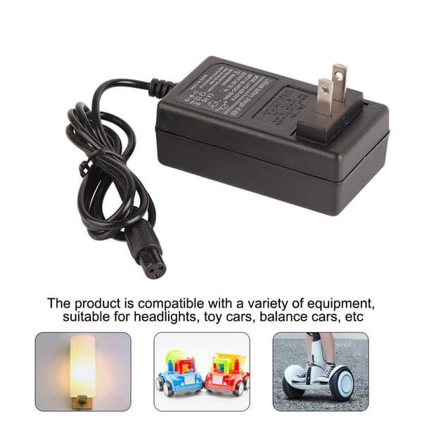 42V1A Strømforsyning Batteriladeradapter For Smart Balansebil Scooter 100-240V (US-plugg)