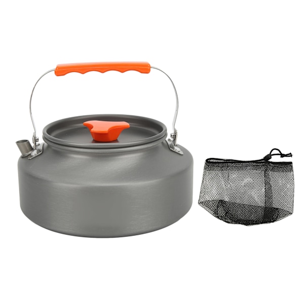 1,5L utomhus camping vattenkokare snabbkokande vatten aluminiumlegering bärbar camping tekanna