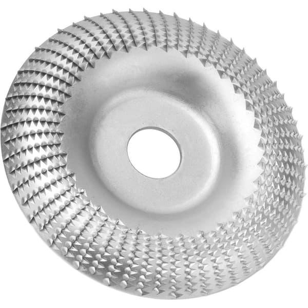125 mm slibeskive til kulstofstål, ideel til træ, udskæring og formgivning.
