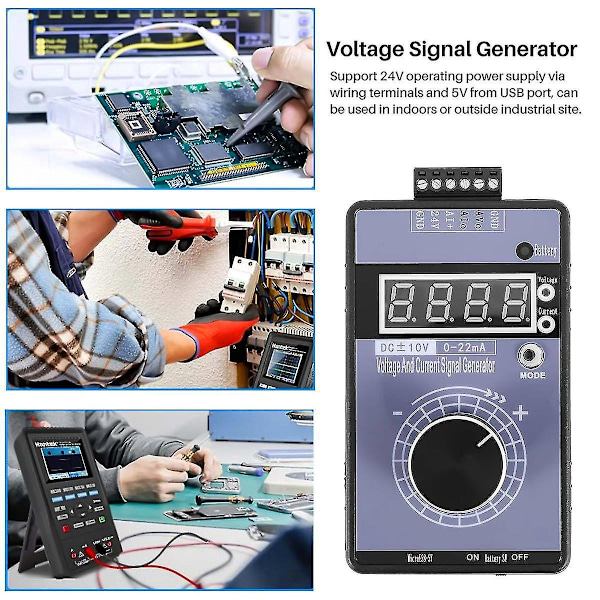 Precision 4-20MA Strömspänningssignalgenerator, Analog Simulator kompatibel med PLC och Panel Felsökning, Frekvensomvandlare-B8