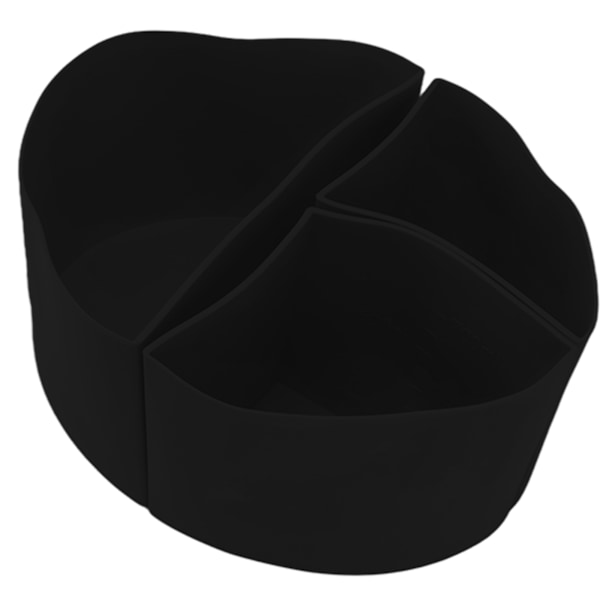 3 i 1 Slow Cooker Liner 6QT Silikone Gryde Inddeler Nem at Rengøre Slow Cooker Tilbehør Madlavning Liner til Hjem Restaurant Sort