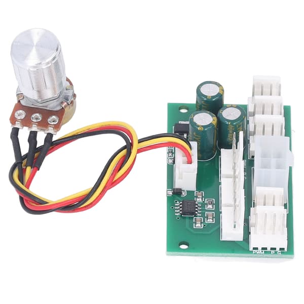 Kylfläktnav PWM PC-chassi 8-vägs splitter hastighetskontrollmodul 4-stiftsadapter 12V