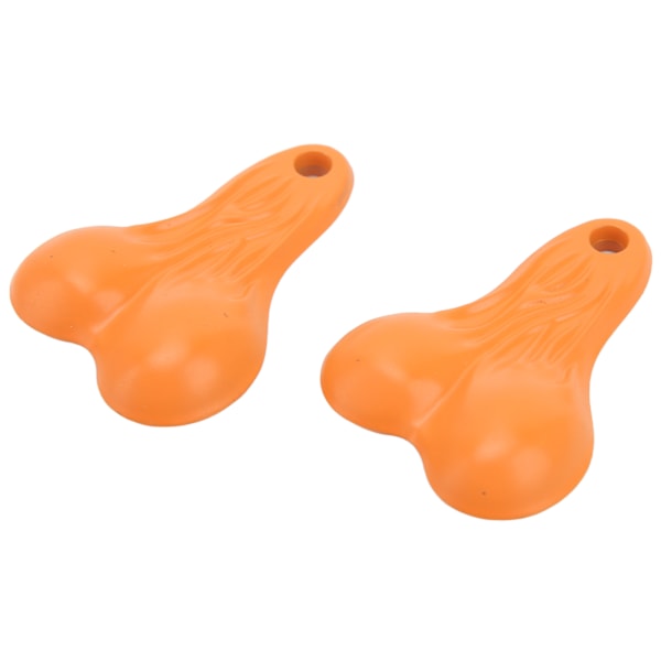 2PCS RC-bilkulmutter i zinklegering, hängande lastbilskulmuttrar för 1/10 bilmodelldekoration utomhus orange