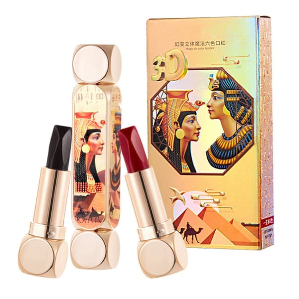 6 farver læbestifter langtidsholdbare makeup læbestifter dobbelthovedede læbestifter farverig mat læbestift