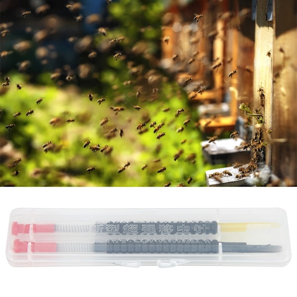 2 lådor biodling flytt ympverktyg skift nål biodlare drottning larv uppfödning matningsverktyg