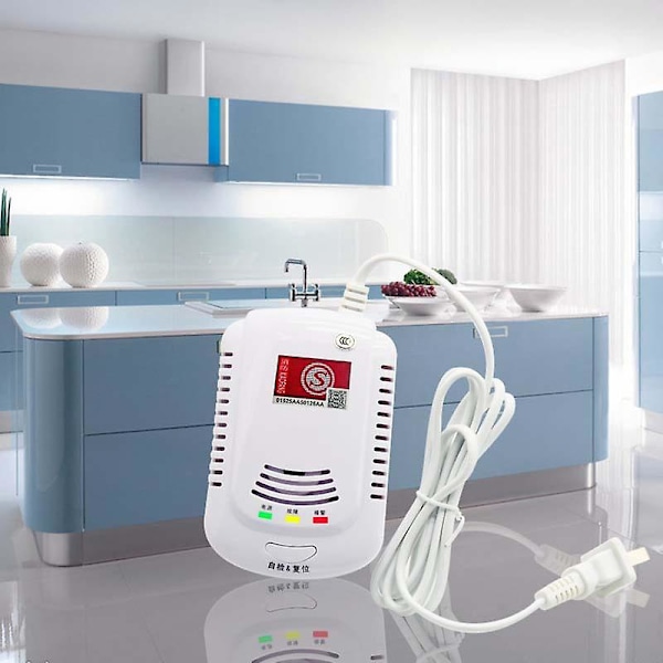 Hemgasdetektor med Alarm 70 Db