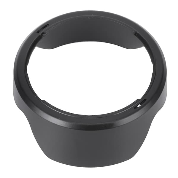 EW‑73C Sort Kamera Mount Objektivhætte i Plastik til EF‑S 10‑18mm f/4.5‑5.6 Kameraobjektiv