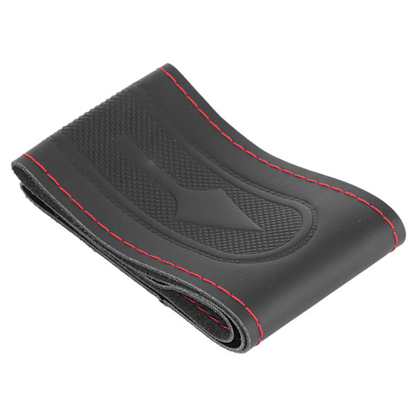 15in Mikrofiber Rattmuff DIY Stygn på Wrap med Nål Tråd Universell Passform för Honda CivicRöd