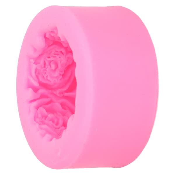 Silikone Fondantform Rosamønster Meget Holdbart Nonstick Design Bredt Anvendte Silikoneforme