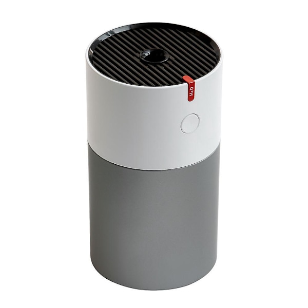 USB Billadshumidificator Lille Skrivebords-Humidificator 220ml Ultra Stille Natlys Hvid Sølv