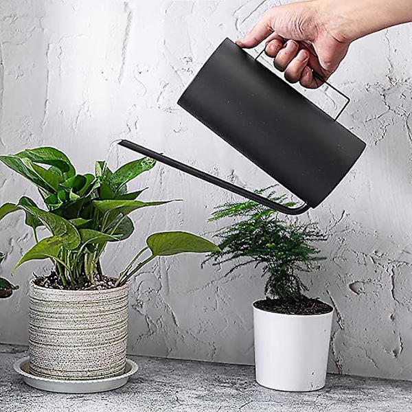 Lang Tut Bonsai Vannkanne 1.5L Lang Helle Mini Hage Vannkanne Balkong Liten Rustfritt Stål Blomstervanner for Hjemme- og Kontorplanter