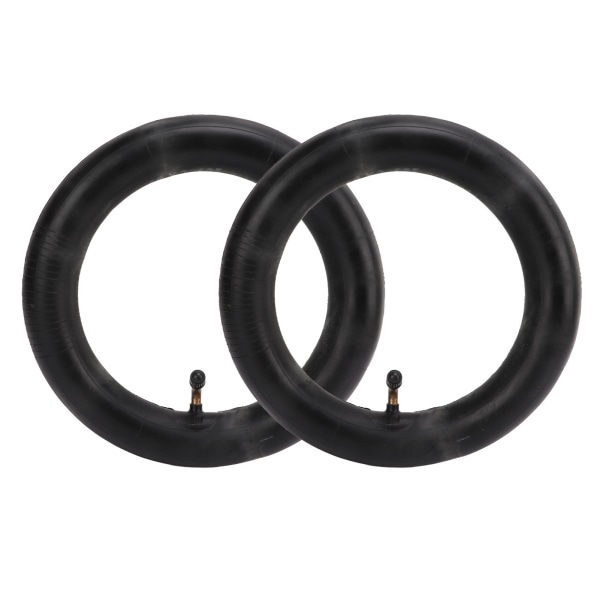 2-pack 10x2,125 innerslang däckverktyg Uppblåsbart butylgummi innerslang med kopparfärgad vinklad ventilstam