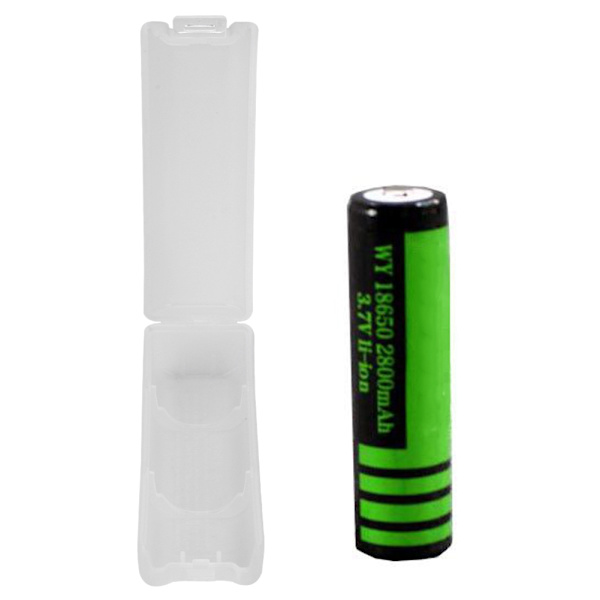 5 ST Vattentät batterilåda Organizer case för enstaka 18650 batteri