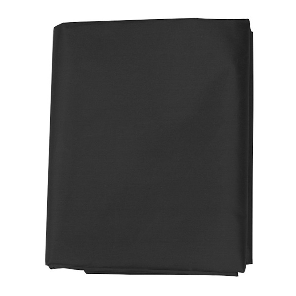 190T Polyester Taffeta Solskærm Markise Baldakin til Udendørs Have Gårdhave Terrasse 132x226cmSort