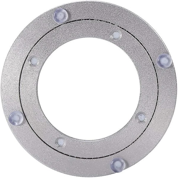 Bordslager - Kraftig vridplatta i aluminiumlegering, smidig vridbar bricka (storlek: 6 tum)