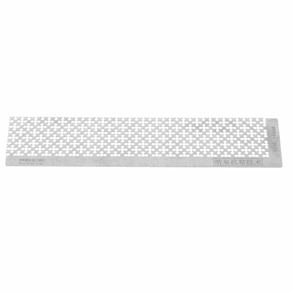 Rhinestone Maleri Lineal i Rustfrit Stål Tomme Gitre Punkter Pen Lineal til 5D DIY 140MM