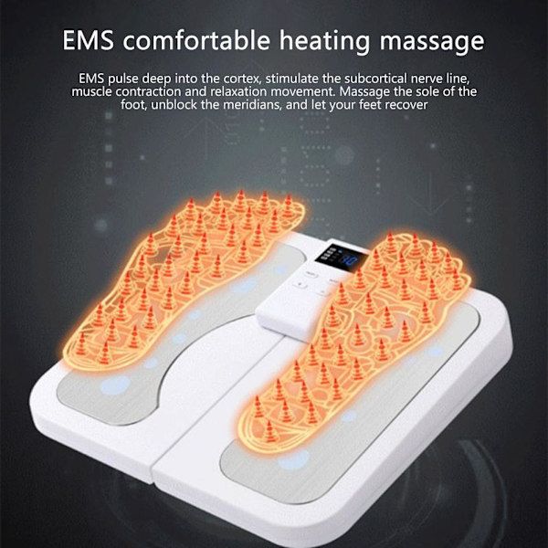 Elektrisk fotmassager EMS Elektrisk fot- och benmassagerare Muscle Massager
