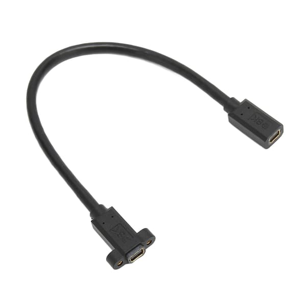 Mini DP til Mini DP-adapter Liten bærbar 8K Mini DP til Mini DP testforlengelseskabel for datamaskin med festeskruhull