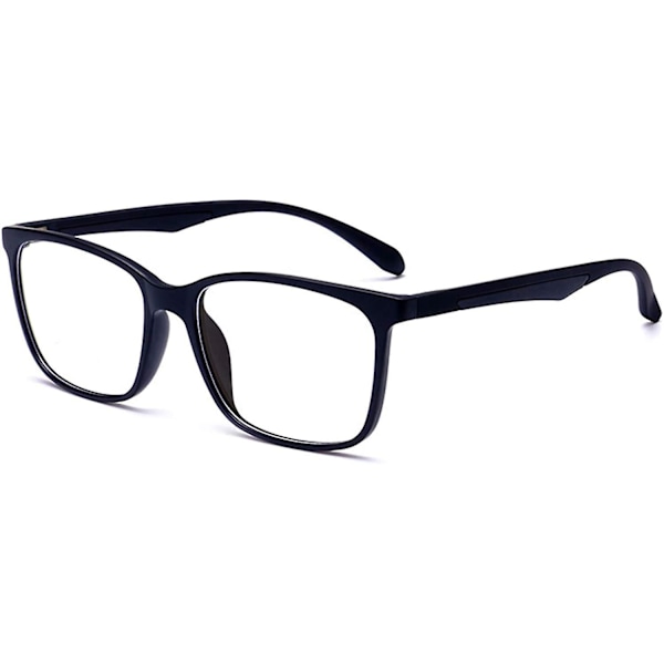 Sort Blå Lys Blokerende Briller Letvægts Brille Stel Filter Blåt Lys Computer Spil Briller