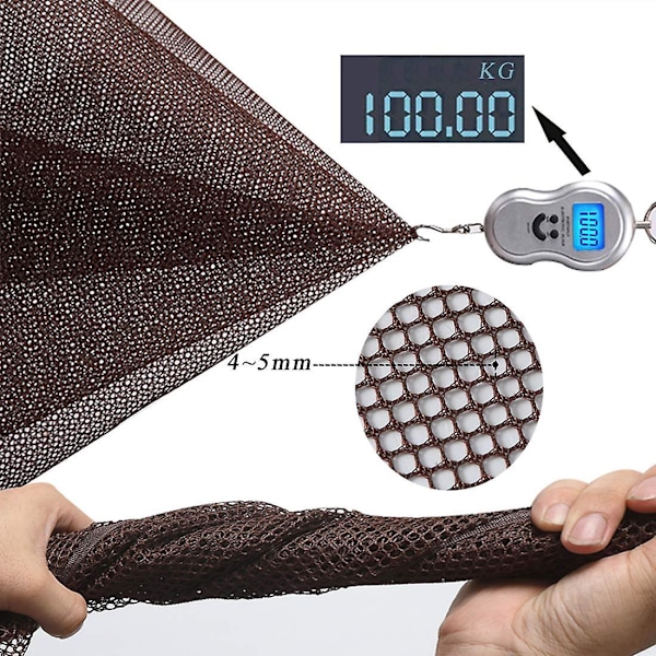 2-pack Trappskydds nät för barn och husdjur 3 meter långt 63 cm högt Inomhus och utomhus Balkongskydd Brun