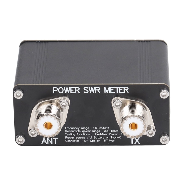 SWR-mittari 150W HF-seisovan aallon suhdemittari MF AM CW SSB 1.6-50MHz wattimittari mittaukseen