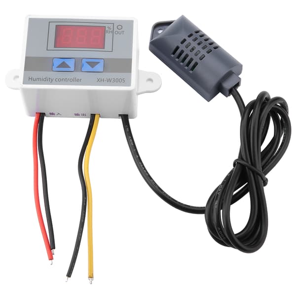 XH-W3005 Digital Hygrometer Bryterkontroller Fuktighetssensor 0~99%RH 12V
