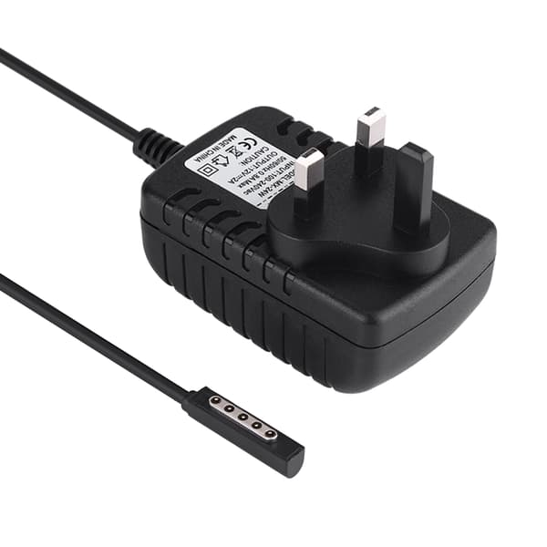 12V 2A strømadapter nettbrett-lader for Microsoft Surface RT/RT2 med UK-plugg 100-240V