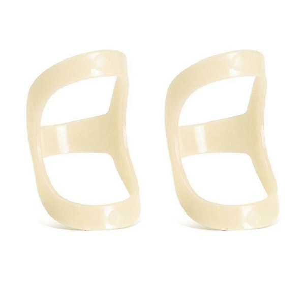 2 st Fingerskena Fingerfixering Fixeringshylsa Ledstöd Skydd Oval 8 Storlek 10