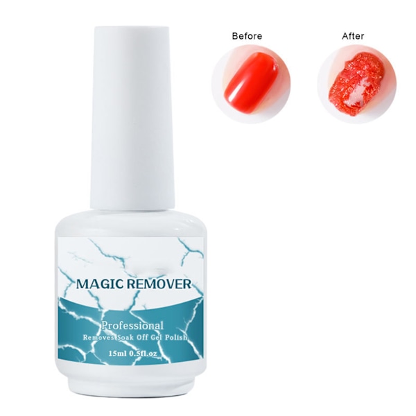 15 ml Soak Off Gel Polish Remover Profesjonell Remover Neglelakk Slett Primer Akryl Rengjøringsmiddel for Nail Art Lakk