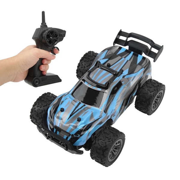 2,4 GHz fjärrkontrollbil leksak terräng 1/20 RC höghastighetsbil med ljus för över 6 barn kul