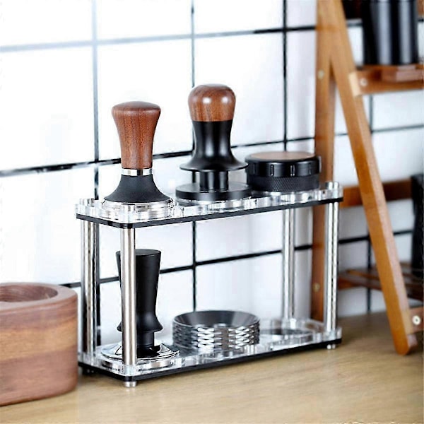 Förvaringsställ för kaffetillbehör 51/53/58mm Tamper Förvaringsställ Kaffe Tamper Förvaringsbas (Enkelt Lager)