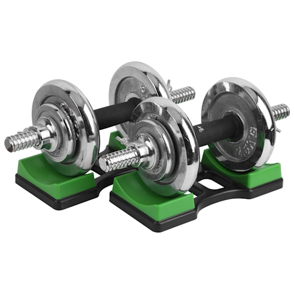 1 Par Hem Hantel Ram Stativ Förhindra rullande Hantel Rack Hållare 100KG Lager L