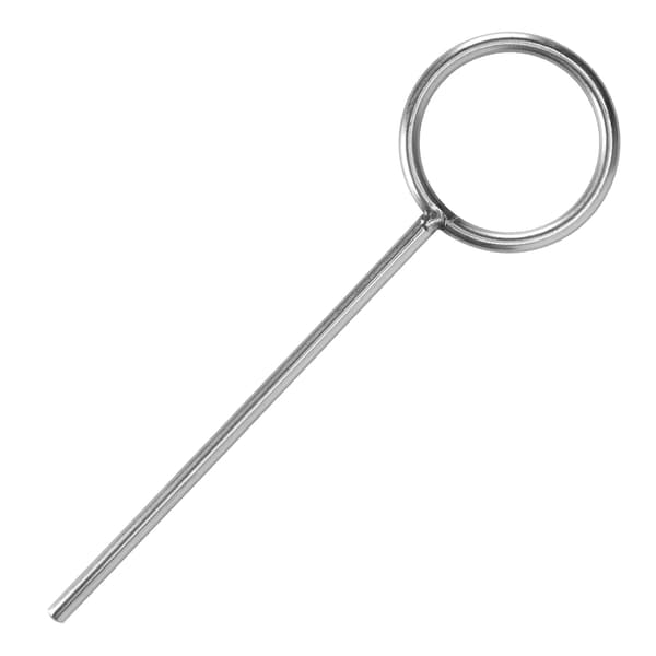 Laboratorie rustfrit stål støttering Robust korrosionsbestandig laboratorieeksperiment 60 mm / 2,4 tommer
