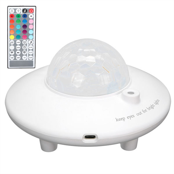 LED-nattelys USB RGB Bluetooth-projektorlys Projektionslampe til festdekoration Fødselsdagsgaver
