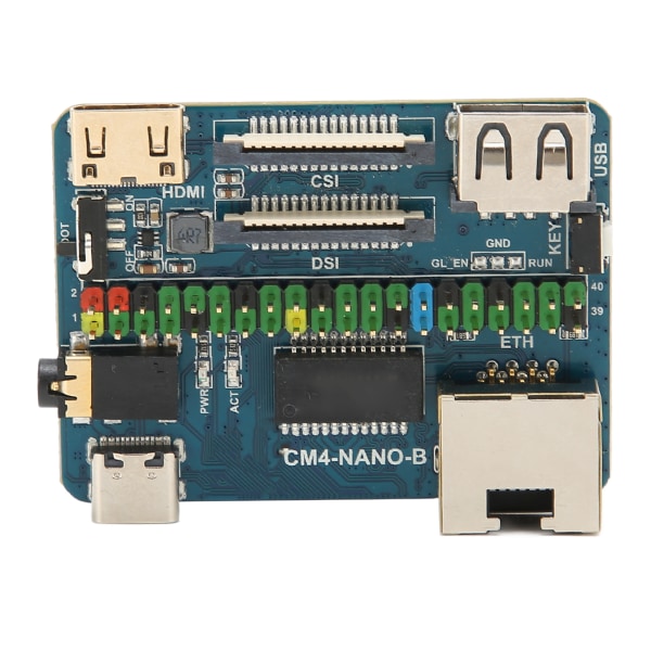 For Raspberry Pi Module 4 Board Multi Interface PCB 4K 30fps CM4 Socket USB2.0 CSI Connector 5V Input Mini Base Board
