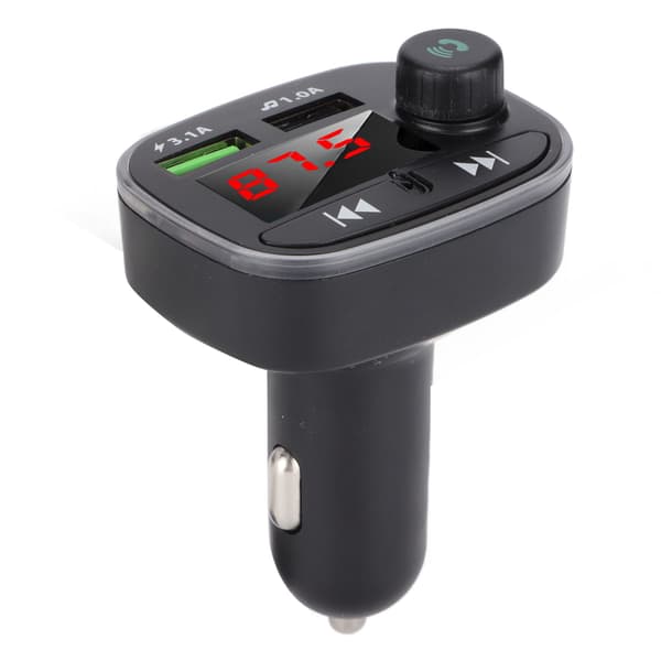 Bluetooth-auton FM-lähetin Handsfree langaton Bluetooth-radiosovitin mikrofonilla autoon