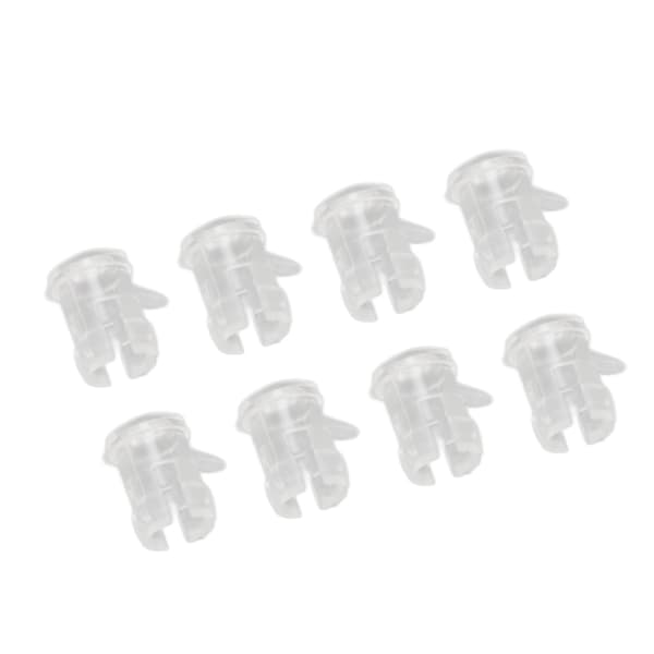 100 stk. LED-lysdiode, gjennomsiktig hette, beskyttelsesdeksel, elektronisk komponent 3 mm