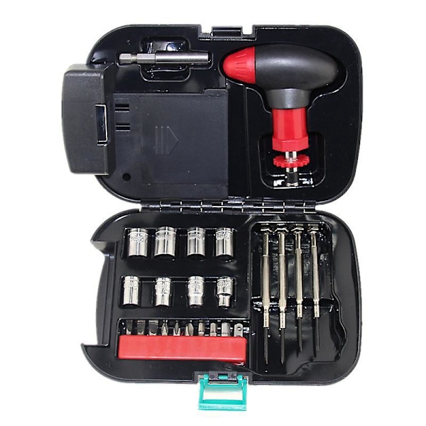 Kotitalousrautakaupan taskulamppu 2 in 1 -setti
