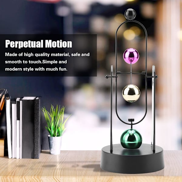 Elektroninen Shake Wiggle Device Perpetual Motion Swinging Kineettinen Art Craft Desk Koriste